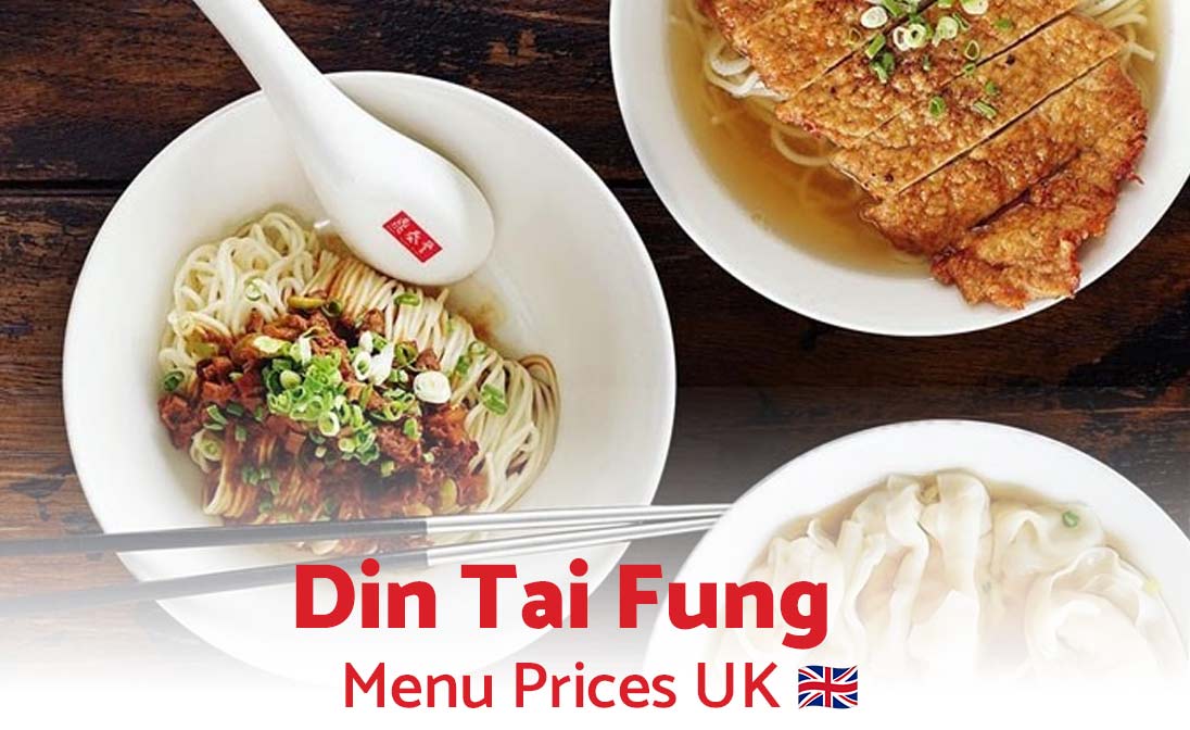 Din Tai Fung Menu Prices UK 2025