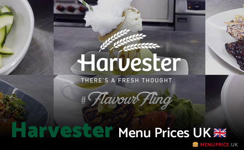 Harvester Menu Prices UK 2025
