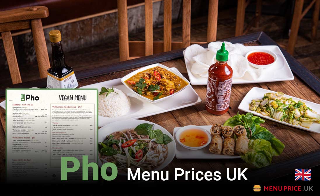 Pho Menu Prices UK 2024
