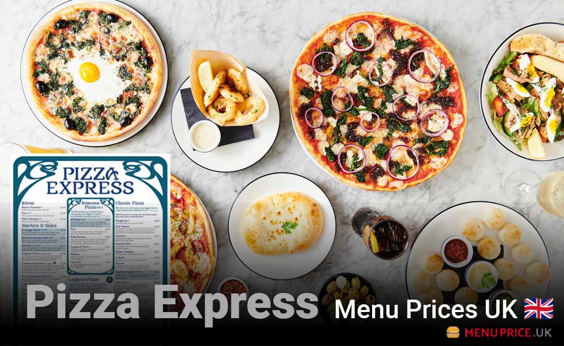 Pizza Express Menu Prices UK 2024